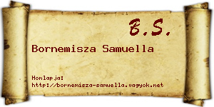 Bornemisza Samuella névjegykártya